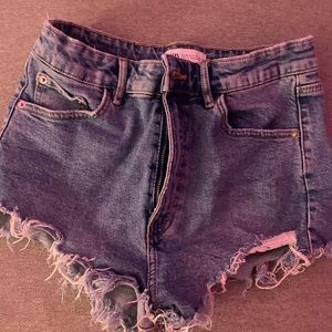 High rise Zara jean shorts
